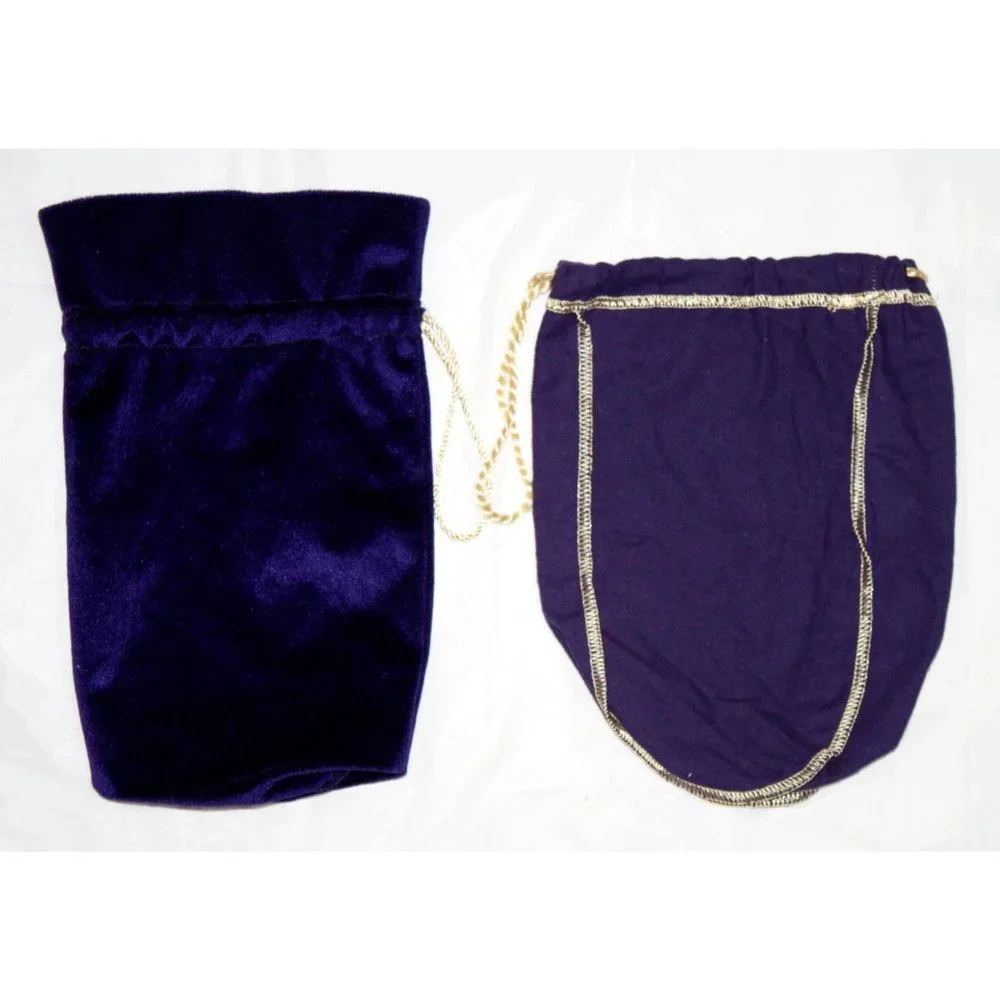 Crown Royal Purple &‎ Gold Drawstring 2 Bags